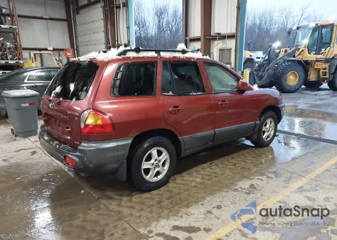 2002 Hyundai Santa Fe Gls/Lx из США, поврежденный, VIN KM8SC73D52U303936